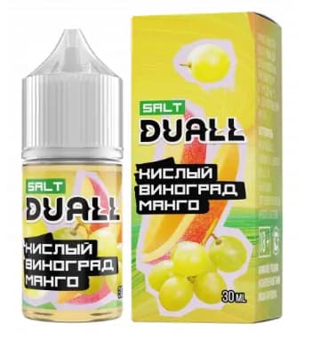 Жидкость - DUALL - №2 - (Кислый виноград, манго) - 30мл - Salt
