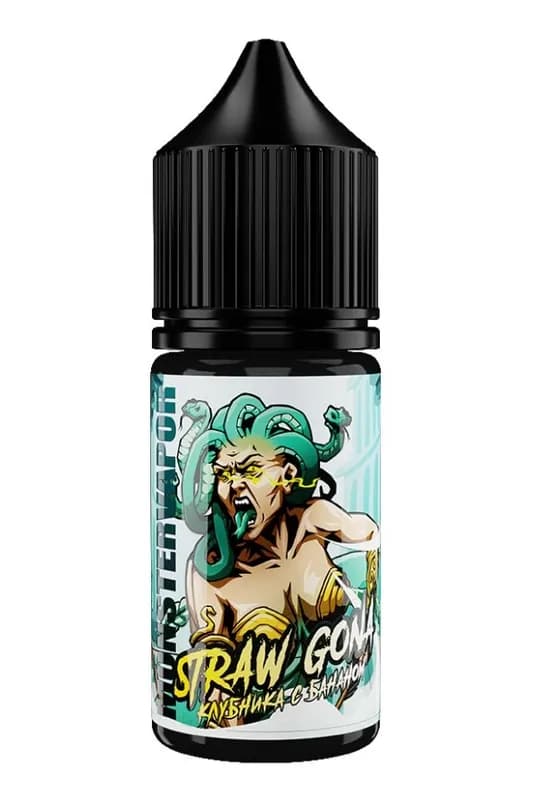 Жидкость - MONSTERVAPOR - №5 - STRAW GONA (Клубника c бананом) - 30мл - Salt