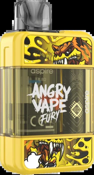 POD - Brusko - Angry Vape Fury - Желтый (Yellow) - 15вт - 4,5мл - 650mAh