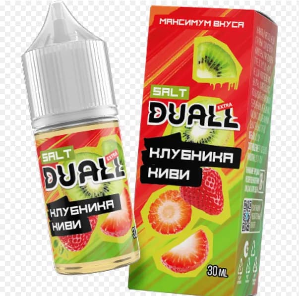 Жидкость - DUALL - EXTRA LIGHT - (Клубника киви) - 30мл - Salt