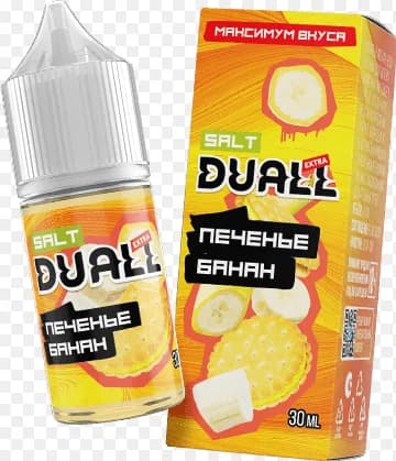 Жидкость - DUALL - EXTRA LIGHT - (Печенье банан) - 30мл - Salt