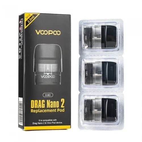 Картридж - Voopoo - Drag Nano 2 (Vinci Pod) - 0.8 Ohm - 2 мл - (кр.3)