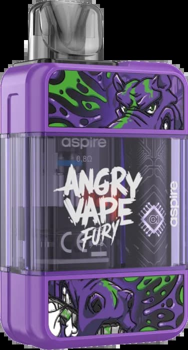 POD - Brusko - Angry Vape Fury - Фиолетовый - 15вт - 4,5мл - 650mAh