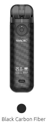 POD - Smok - Novo 4 - Черное углеродное волокно (Black Carbon Fiber) - 5-25вт - 2мл - 800mAh